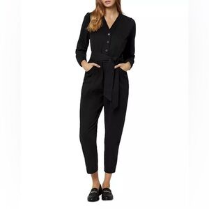 JOIE Leray Cotton Belted Jumpsuit NWT